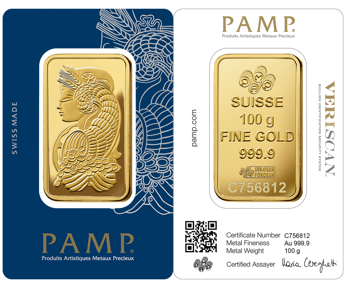 fortuna gold bar 100g